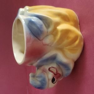 Vintage Shawnee Jo Jo the Clown Planter U.S.A. 607 3.25" x 5"